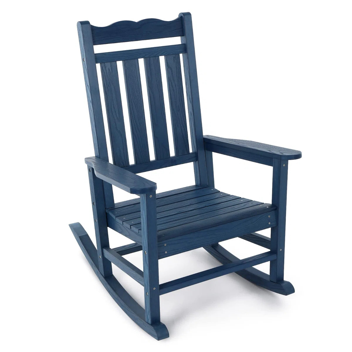Lisann Outdoor Patio Rocking Chair, All-Weather HIPS Oversized Porch Rocker | Wayfair North America