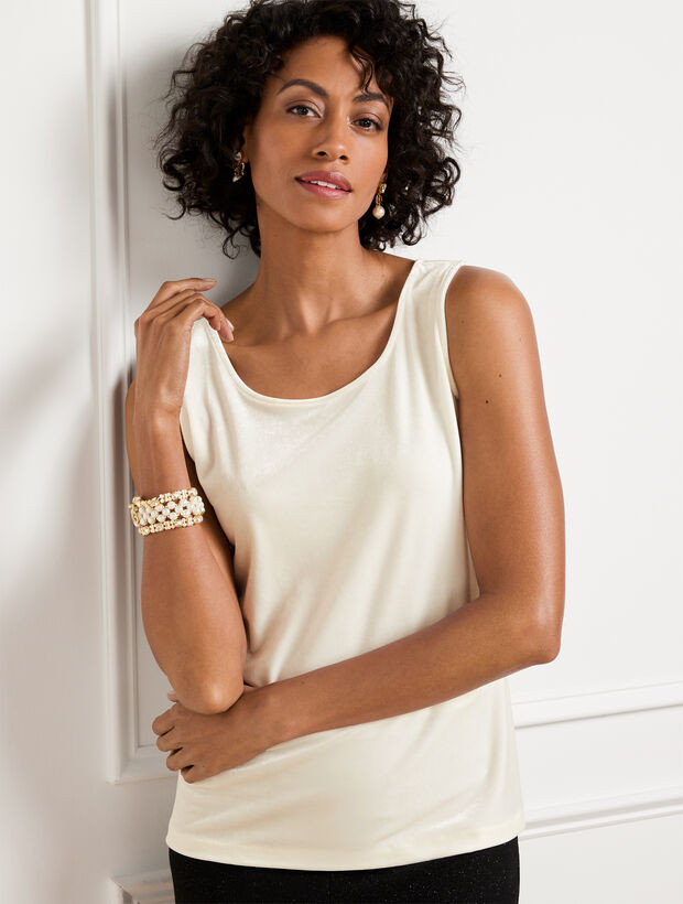180° Two-Way Velvet Tank | Talbots