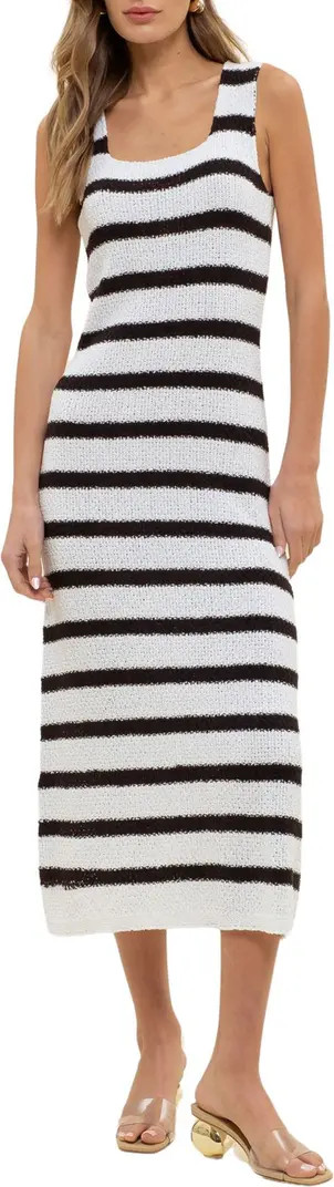 Blu Pepper Stripe Knit Midi Dress | Nordstromrack | Nordstrom Rack