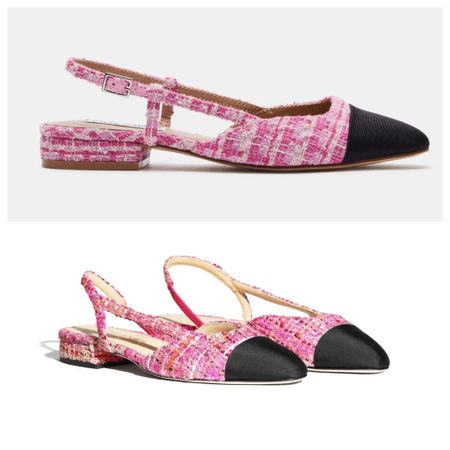 Dreaming of warmer days ahead? Why not jumpstart your Spring wardrobe with these picture perfect Chanel slingback lewk-a-likes for a fraction of the price. The tweed Chanel’s retail for over $2k! But your lewk for less is just $89! We’ve linked a few options including one for $30 bucks!!

#LTKsalealert #LTKfindsunder50 #LTKshoecrush