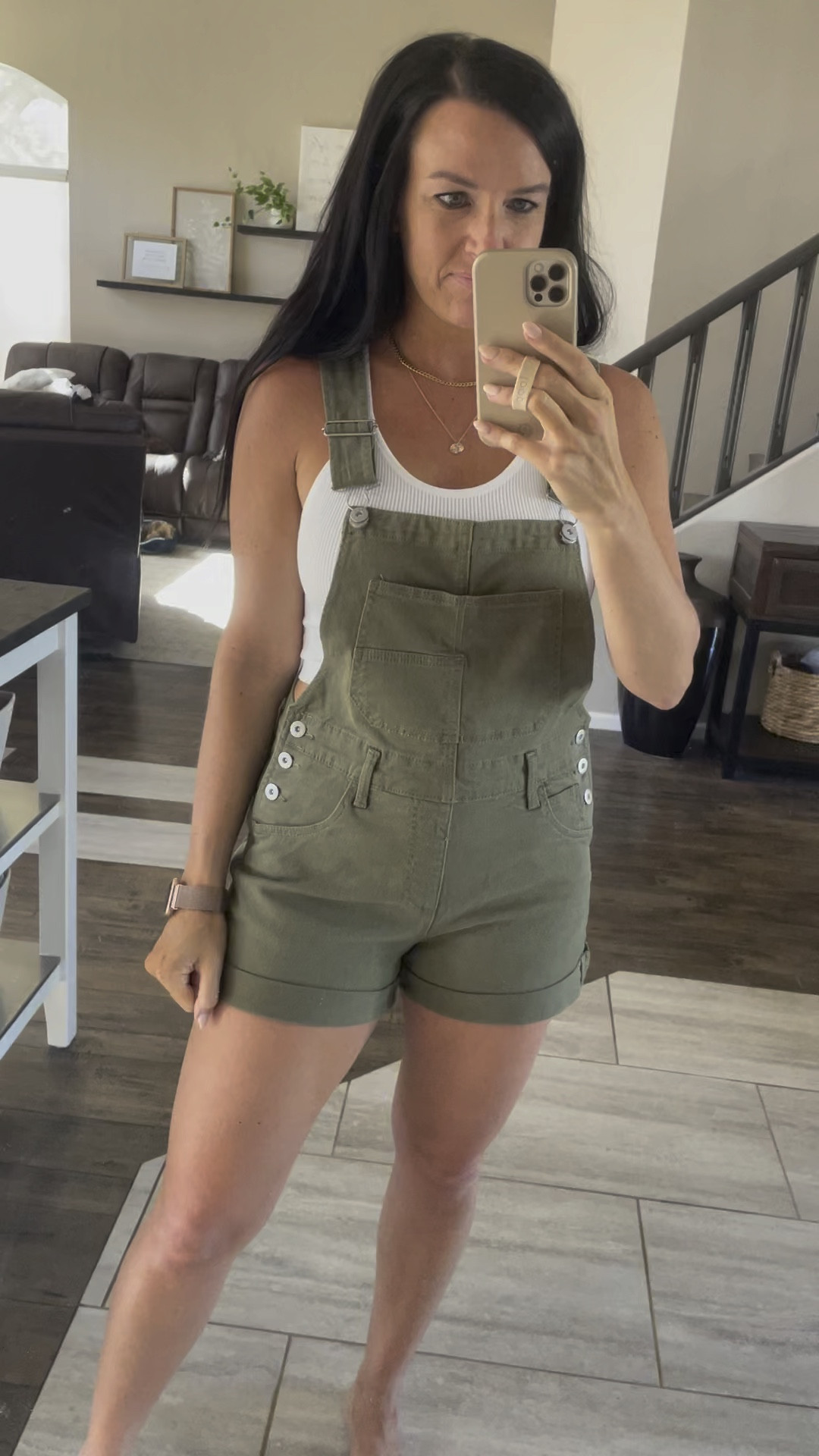 Walmart shortalls (size S) + Amazon cami bralette (size M/L)



#LTKstyletip #LTKunder50 #LTKFind