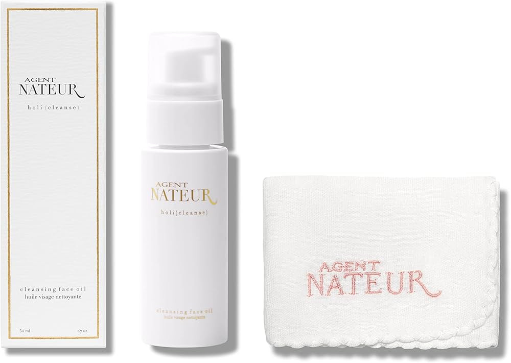 Agent Nateur - holi (cleanse) Natural Cleansing Face Oil | Luxury, Non-Toxic, Clean Skincare (1.7... | Amazon (US)
