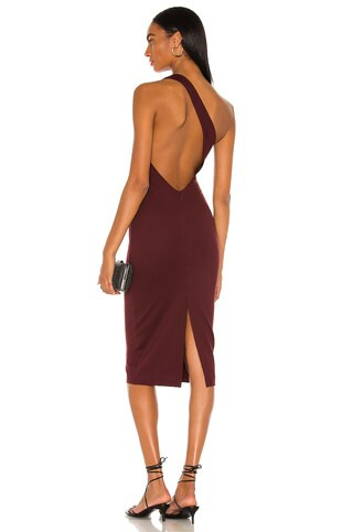 LPA Adila Dress in Burgundy from Revolve.com | Revolve Clothing (Global)