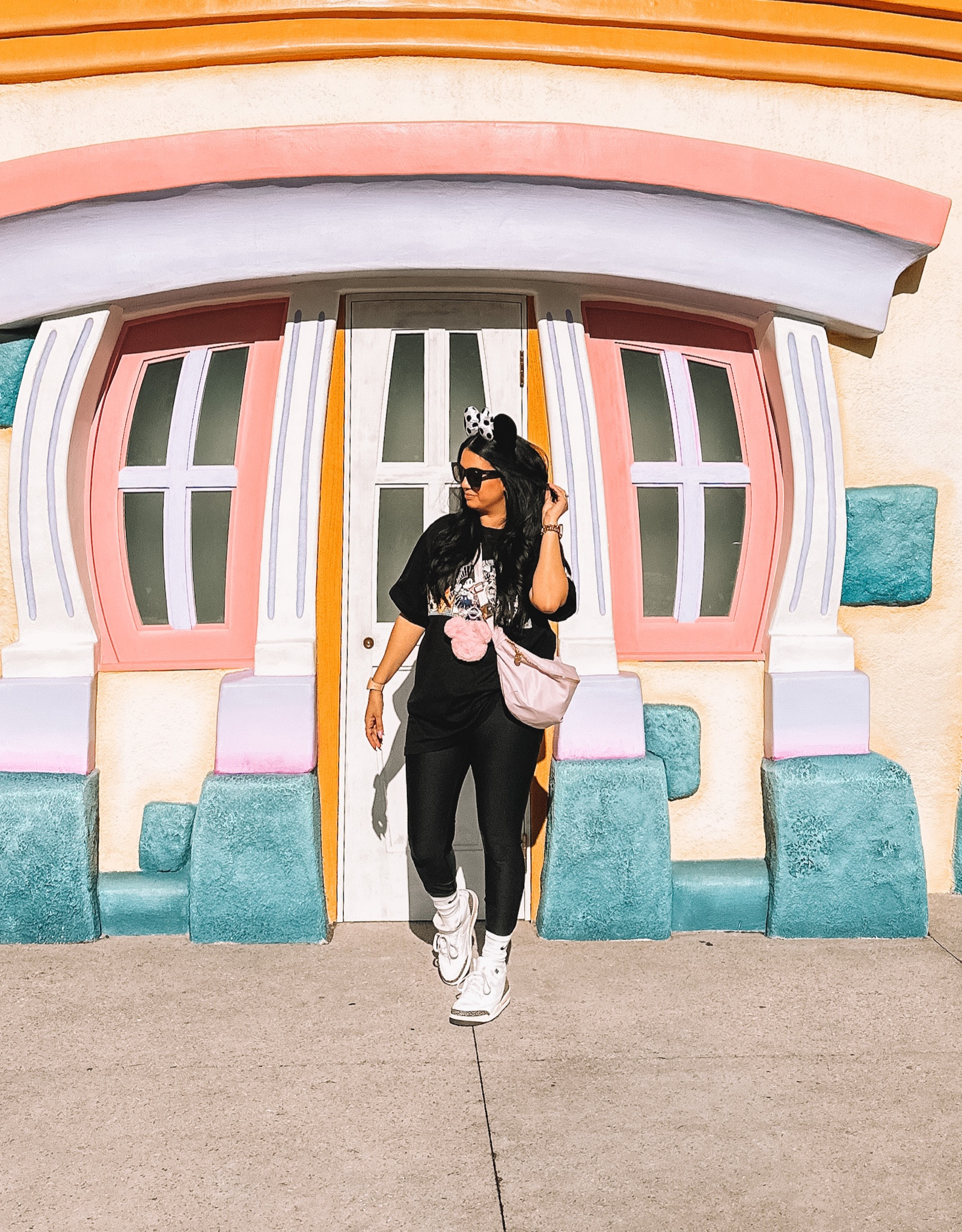 She’s in her wearing all black Disney era 🖤

#LTKstyletip #LTKunder100 #LTKshoecrush