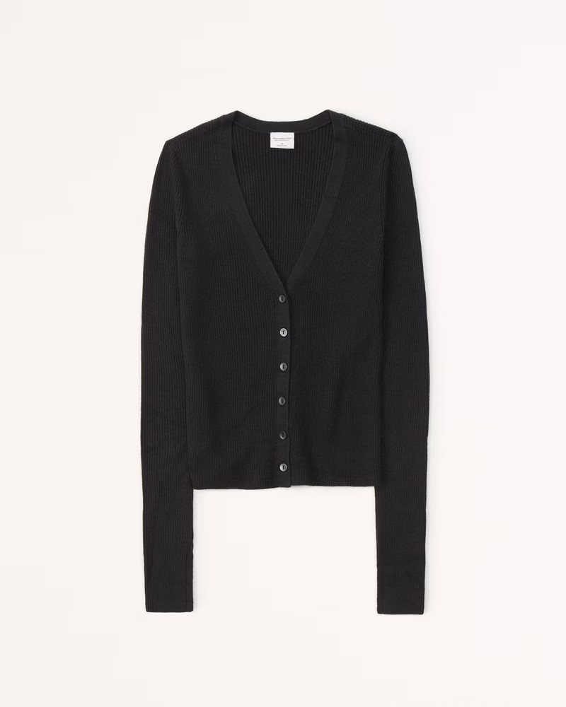 LuxeLoft Slim Cardigan | Abercrombie & Fitch (US)