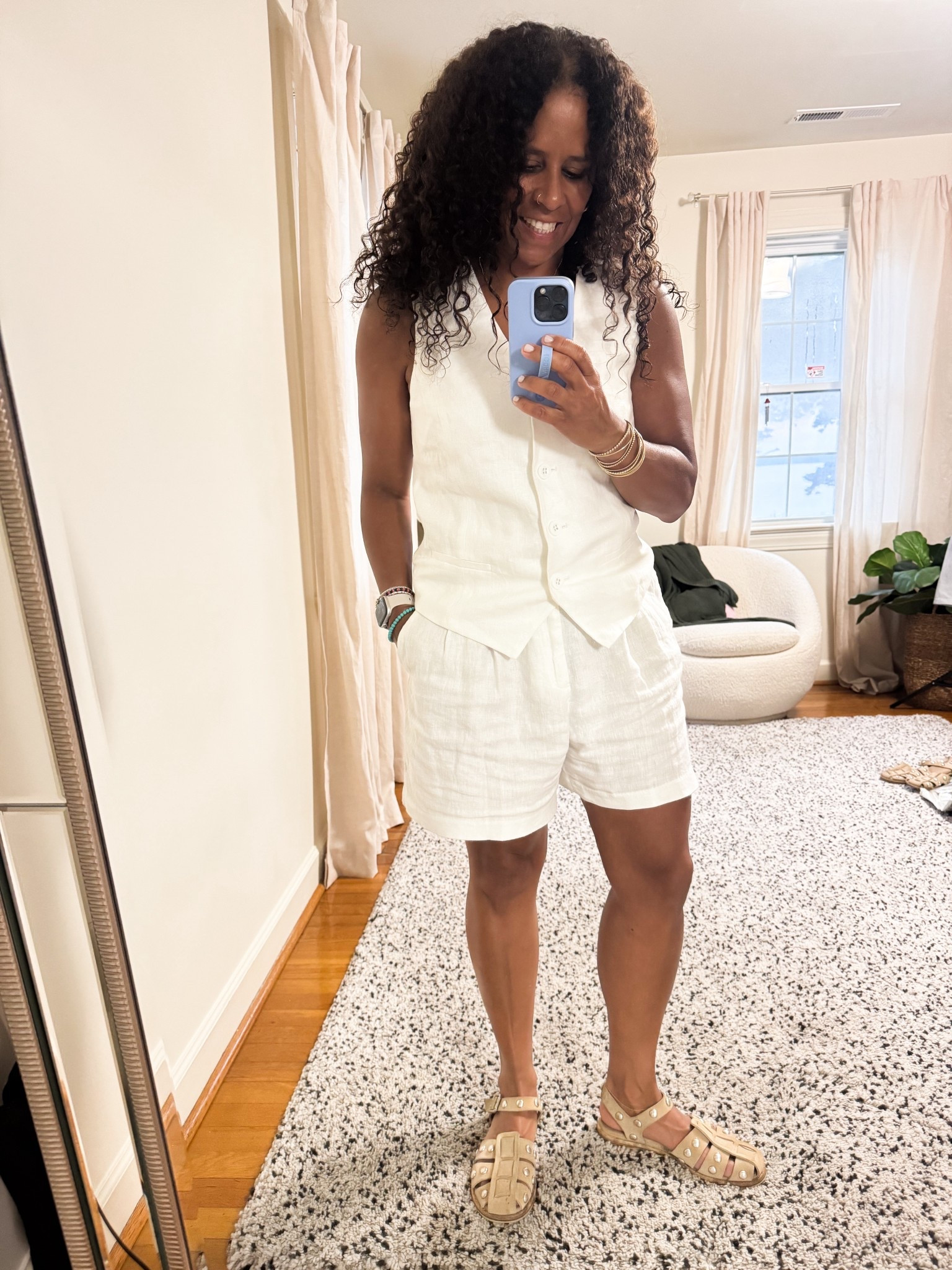 Linen is the perfect fabric for a hot, summer day. 
@lillypulitzer 
Sized up in both top and shorts
Go tts on the shorts. I wished I had. I loved how dressy I felt and have limitless options on styling this for an evening or daytime wvent. 

#LTKSeasonal #LTKFindsUnder100 #LTKPetite