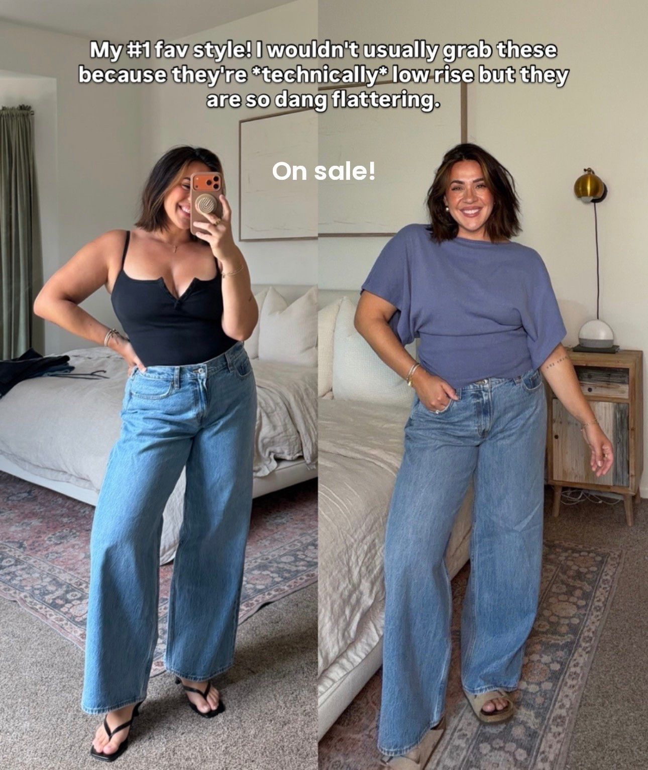 Abercrombie denim on sale! Use stackable code LONGWEEKEND! I’m a size 30R, Ultra low rise loose! Wash: medium