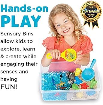 Creativity for Kids Sensory Bin: Ocean and Sand - Fine Motor and Sensory Toys for Kids | Amazon (US)