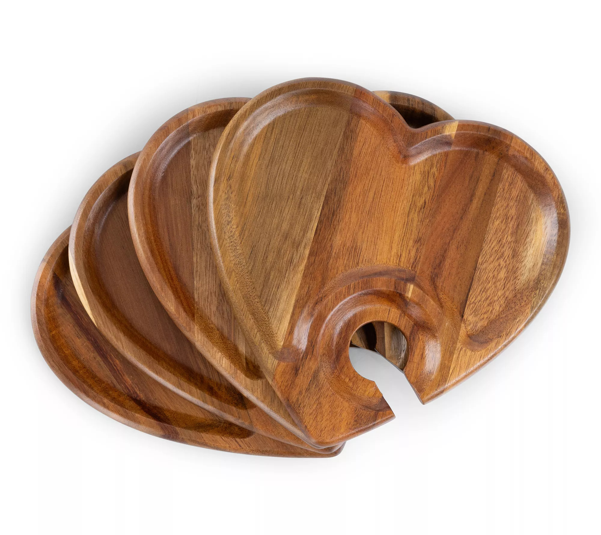 Make Your Selection: Toscana Heart Shaped Wine Appetizer Plate Set of 4 | QVC