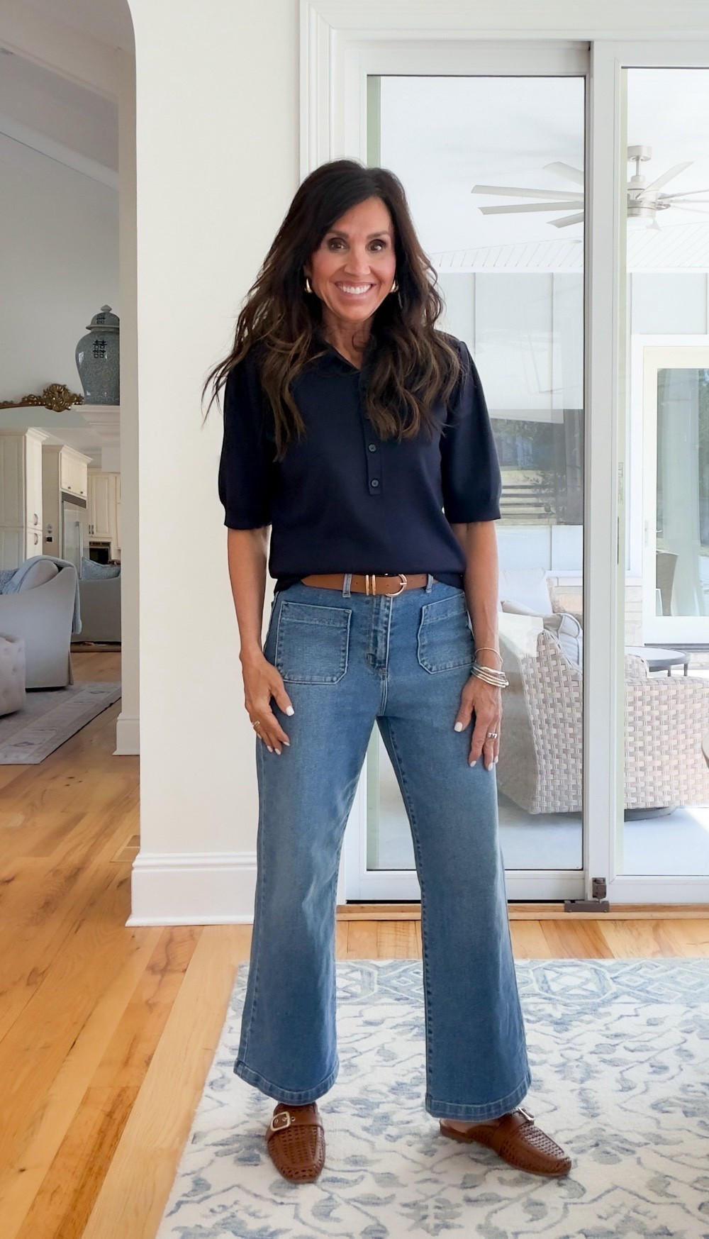 Spring Fashion
 Top - small 
Denim - 26

#LTKSeasonal #LTKOver40