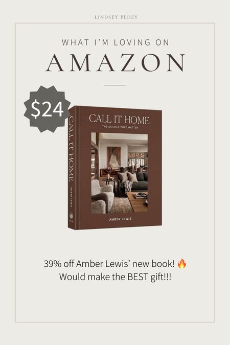 Great price on Amber Lewis’ new coffee table book! Would make a great gift! 

Gift guide, gifts for her, home decor, Amazon finds, deal of the day, call it home m, amber interiors, gifts under $25 

#LTKGiftGuide #LTKhome #LTKfindsunder50