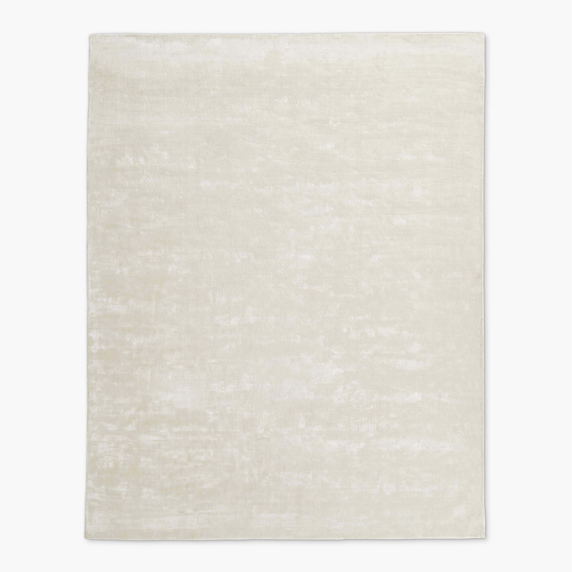 Anders Ivory TENCEL Lyocell Area Rug 8'x10' + Reviews | CB2 | CB2