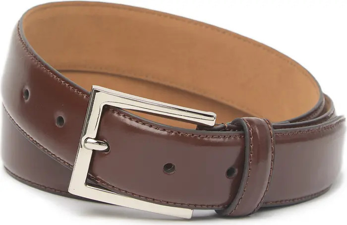 Cole Haan Feather Edge Leather Strap Belt | Nordstromrack | Nordstrom Rack