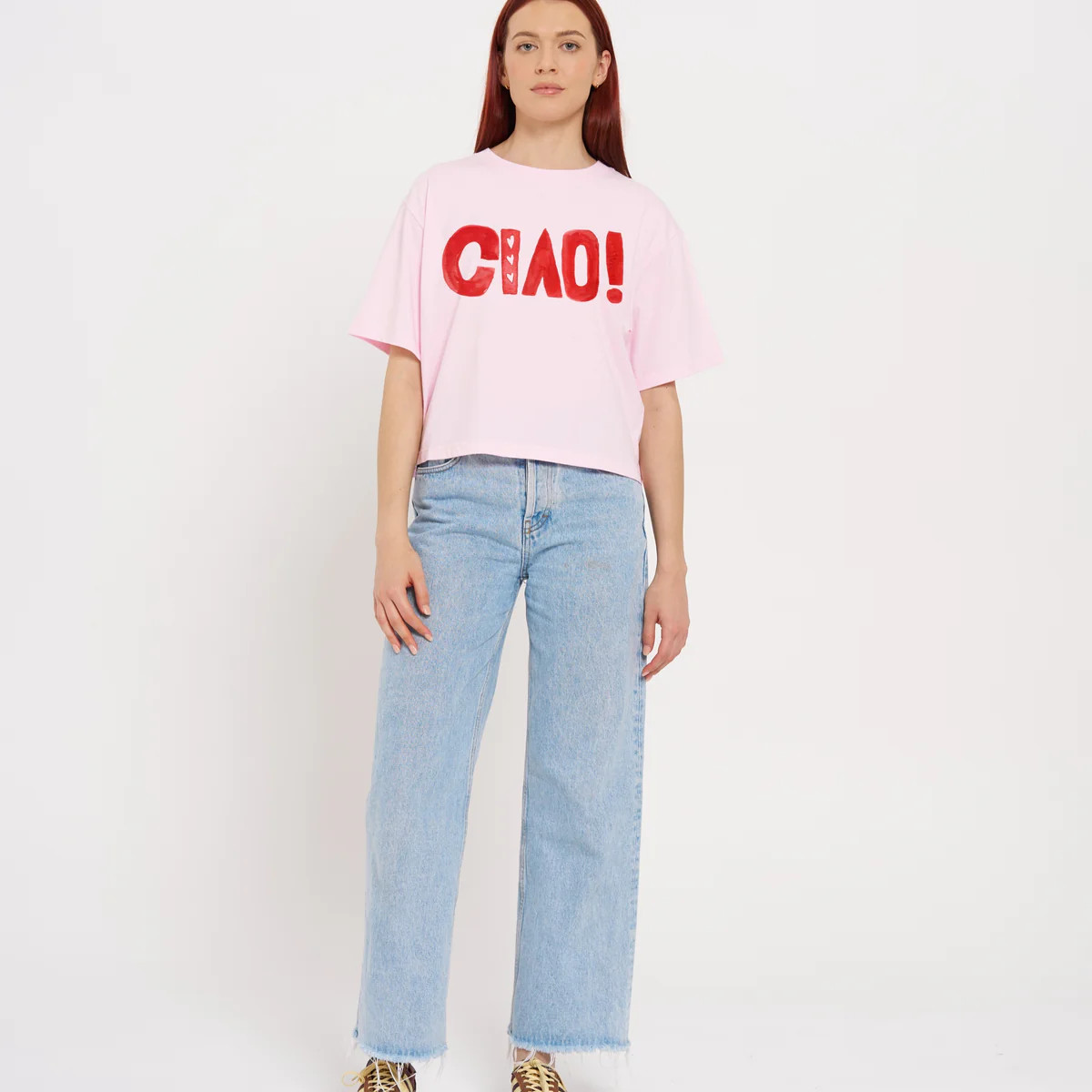 CIAO ITALIAN BRIGHT RED TEE | Maku the Label