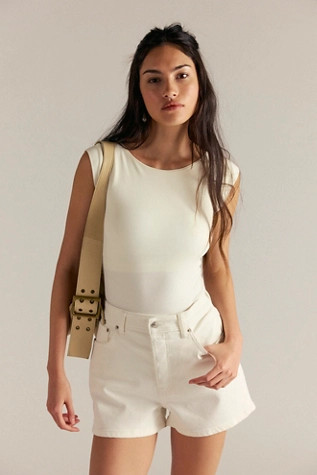 CRVY Bellarosa High-Rise Vintage Shorts | Free People (Global - UK&FR Excluded)