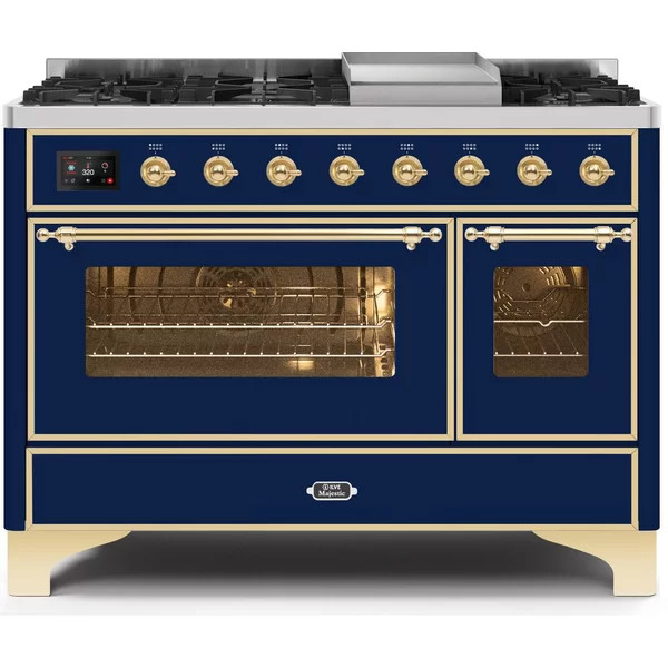 Majestic II 48" 5.02 cu. ft. Freestanding Dual Fuel Range with Griddle | Wayfair North America