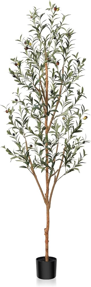 Kazeila Artificial Olive Tree 6FT Tall Faux Silk Plant for Home Office Decor Indoor Fake Potted T... | Amazon (US)
