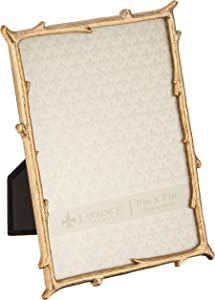 Lawrence Frames 712557 5x7 Gold Metal Natural Branch Design Picture Frame | Amazon (US)