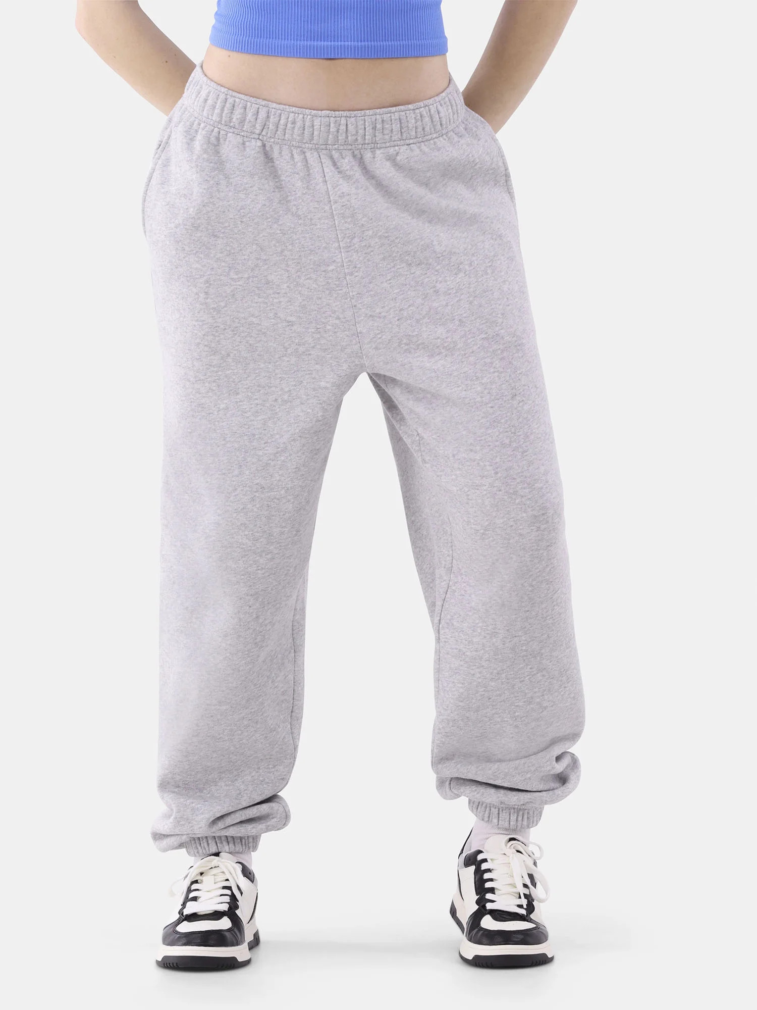 No Boundaries Fleece Jogger Pants, 28” Inseam, Women’s | Walmart (US)