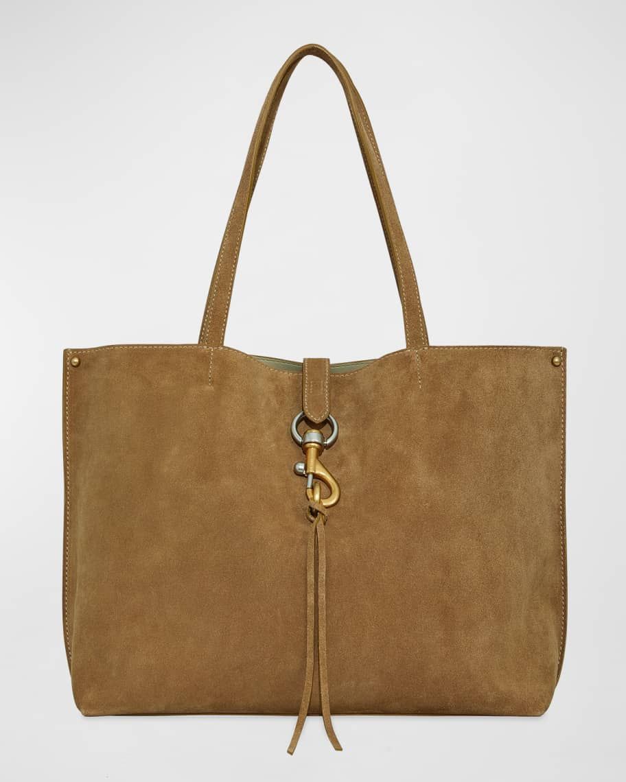 Rebecca Minkoff Megan Suede Shopper Tote Bag | Neiman Marcus