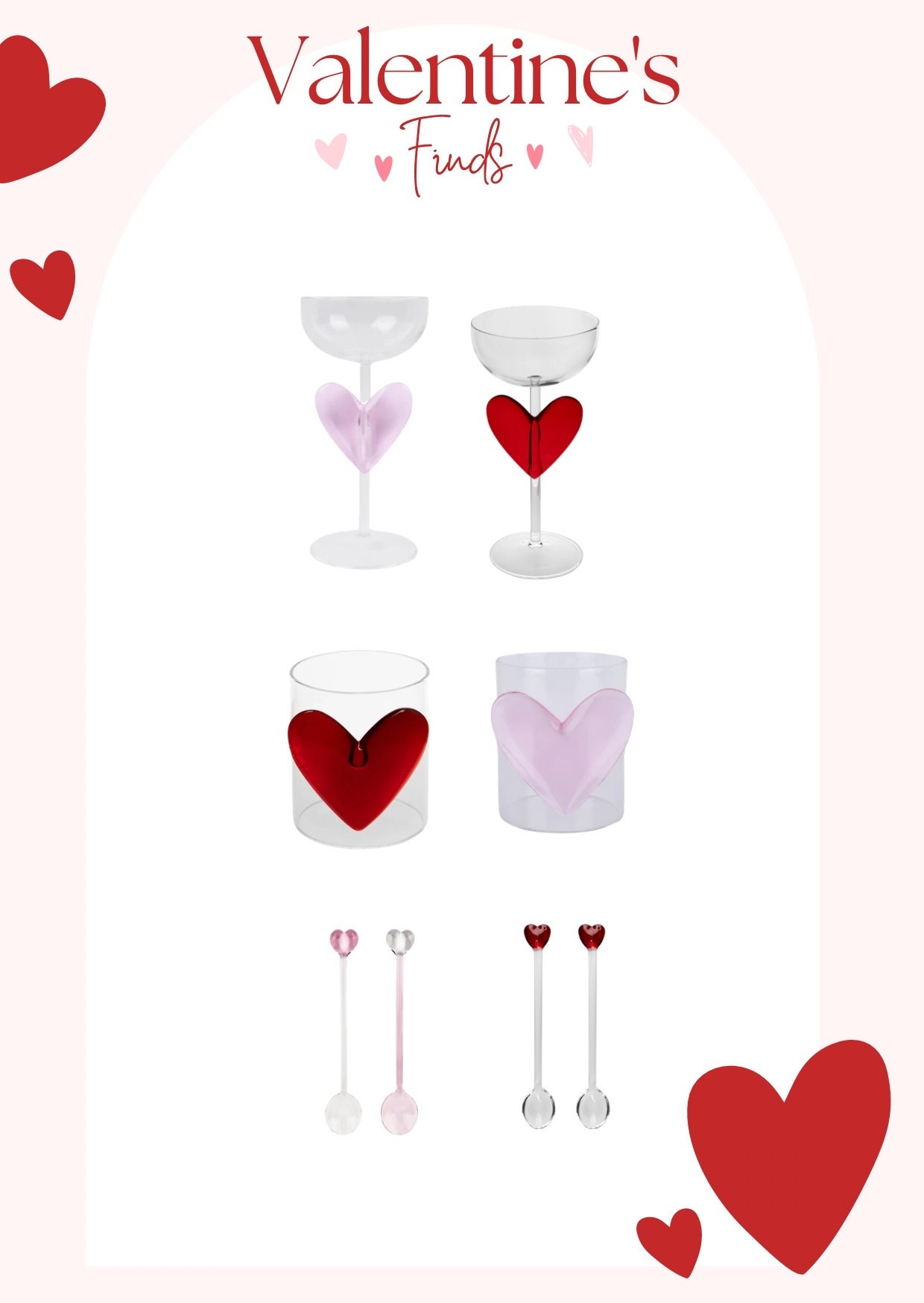 Lepelclub, heart martini glass, heart spoon, valentines day, galentine’s

#LTKHome #LTKValentine