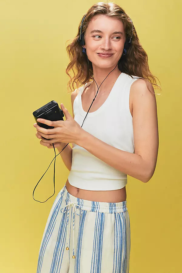 Scoop-Neck Muscle Tank Top | Anthropologie (US)
