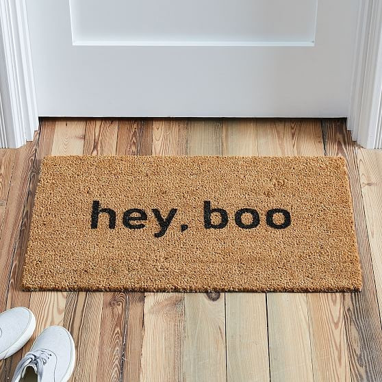 Nickel Designs, Doormat, Hey, Boo | West Elm (US)