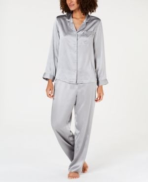 Charter Club Silk Pajama Set, Created for Macy's | Macys (US)