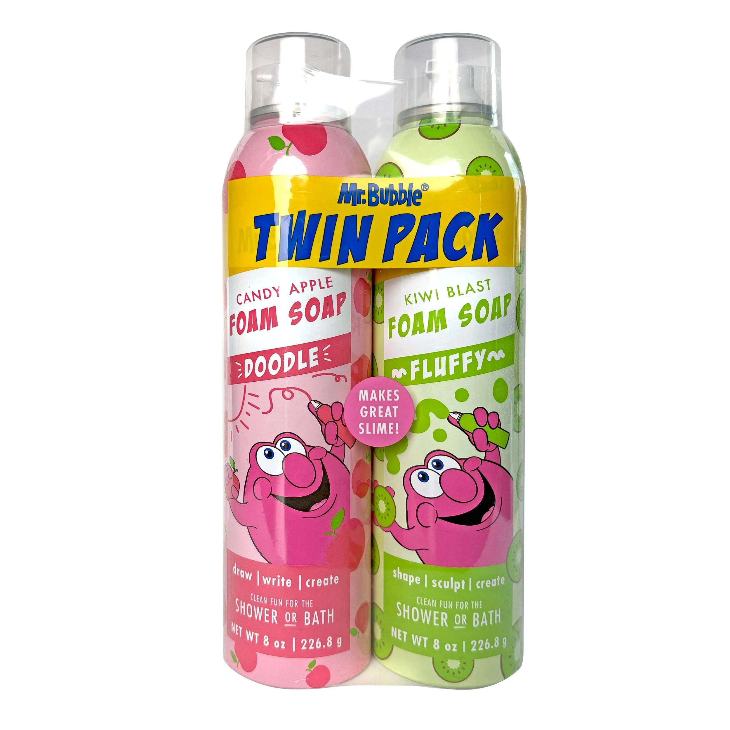 Mr. Bubble Foam Soap Twin Pack, Rotating Colors and Scents, 16 oz. | Walmart (US)