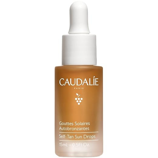 Amazon.com: Caudalie Self-Tan Sun Drops, Hydrating Face Tanning Drops for Customizable and Gradua... | Amazon (US)