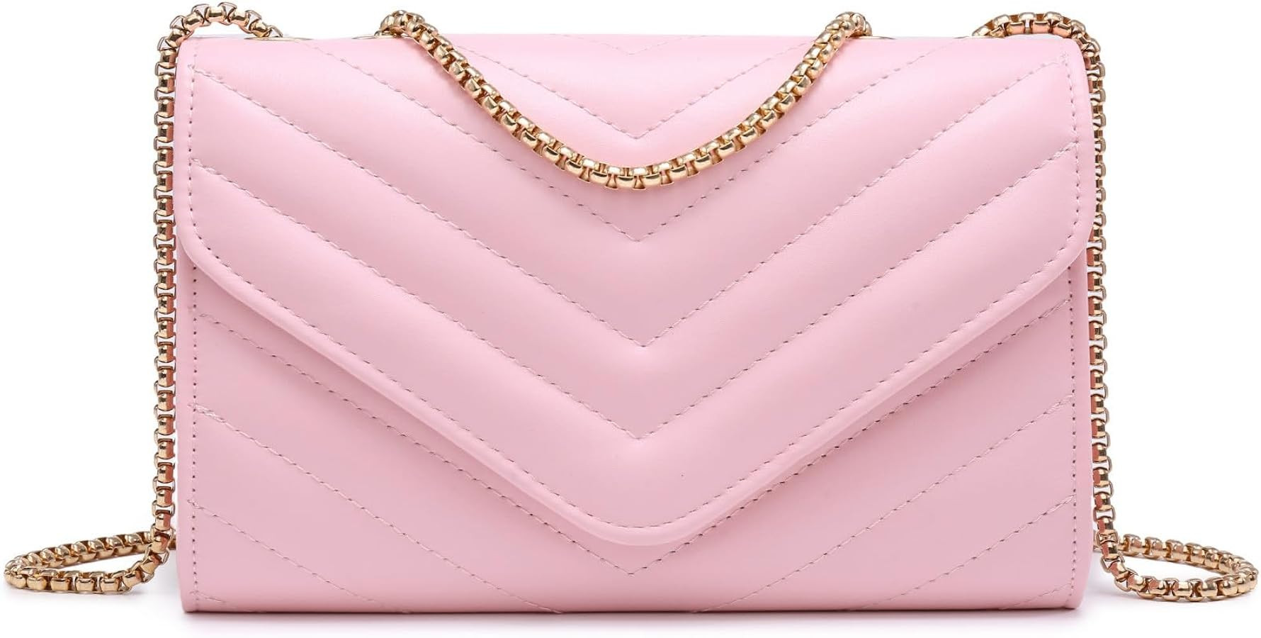 Dasein Women Small Quilted Crossbody Bags Stylish Designer Evening Bag Clutch Purses and Handbags... | Amazon (US)