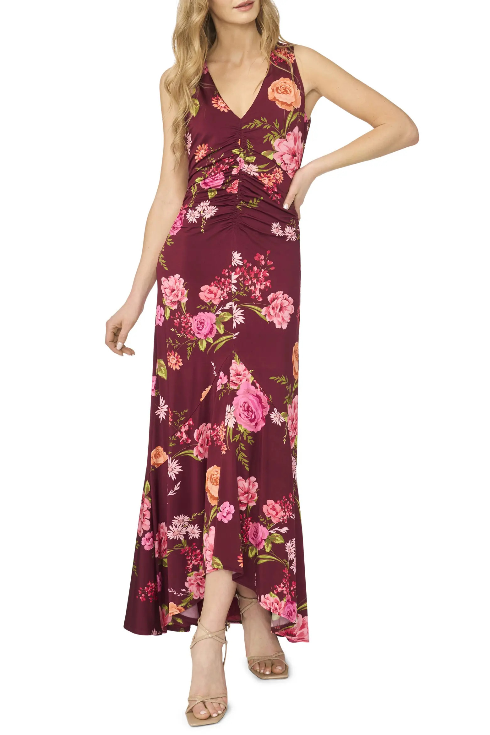 Elizabeth Floral Ruched Dress (Women) | Nordstrom | Nordstrom