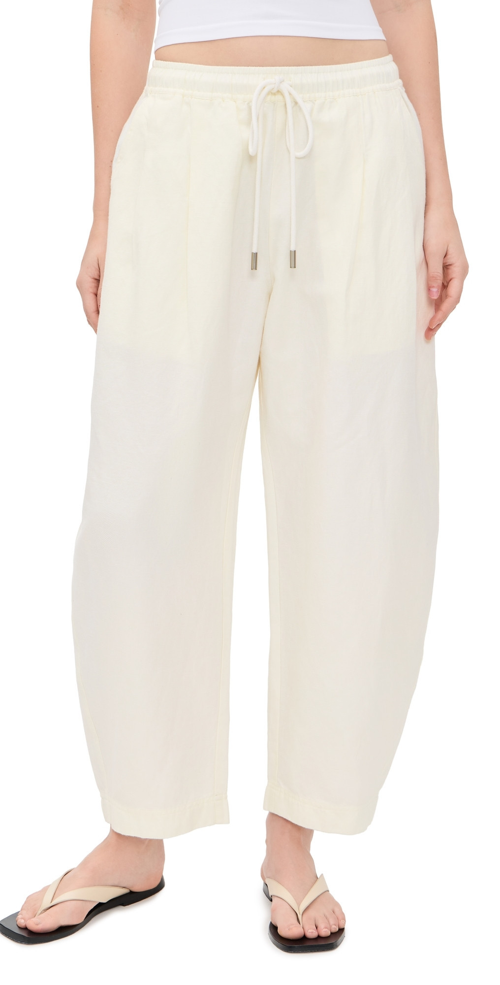 Apiece Apart Everyday Pull-On Pants Cream L | Shopbop