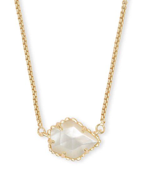 Ivory Mother-of-Pearl & 14k Gold-Plated Tess Pendant Necklace | Zulily