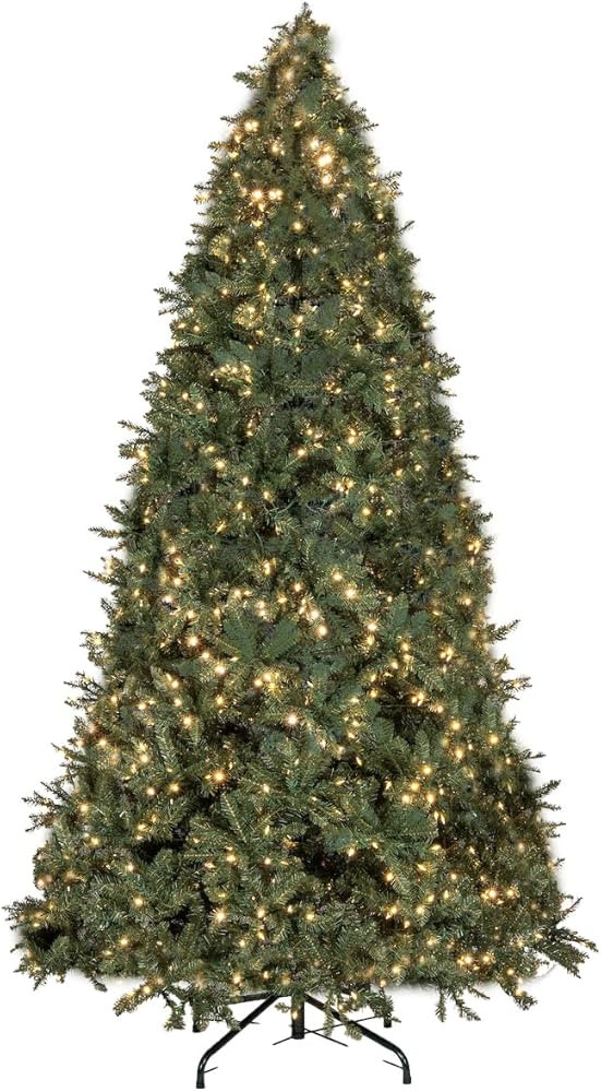 Liberty Lifestyle Christmas Tree 10 ft- Pre-Lit White and Multi-Color Premium LED Lights - Artifi... | Amazon (US)
