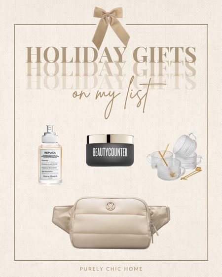 A few items on my wish list this season 🤍

Gift guide, LULULEMON belt bag, Beautycounter 



#LTKbeauty #LTKGiftGuide #LTKHoliday