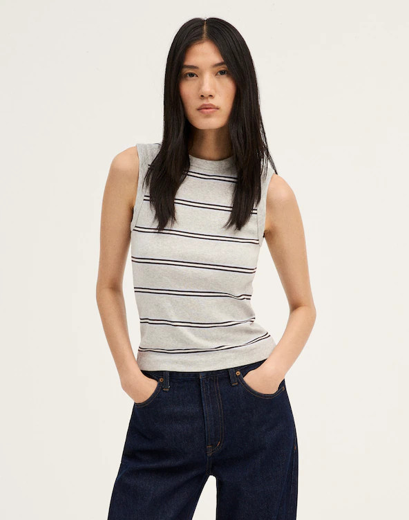 The '90s Shell Tank in Compact Cotton | Madewell