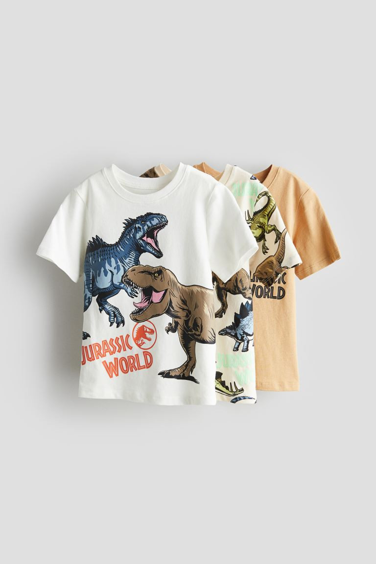 3-pack Printed T-shirts | H&M (US + CA)