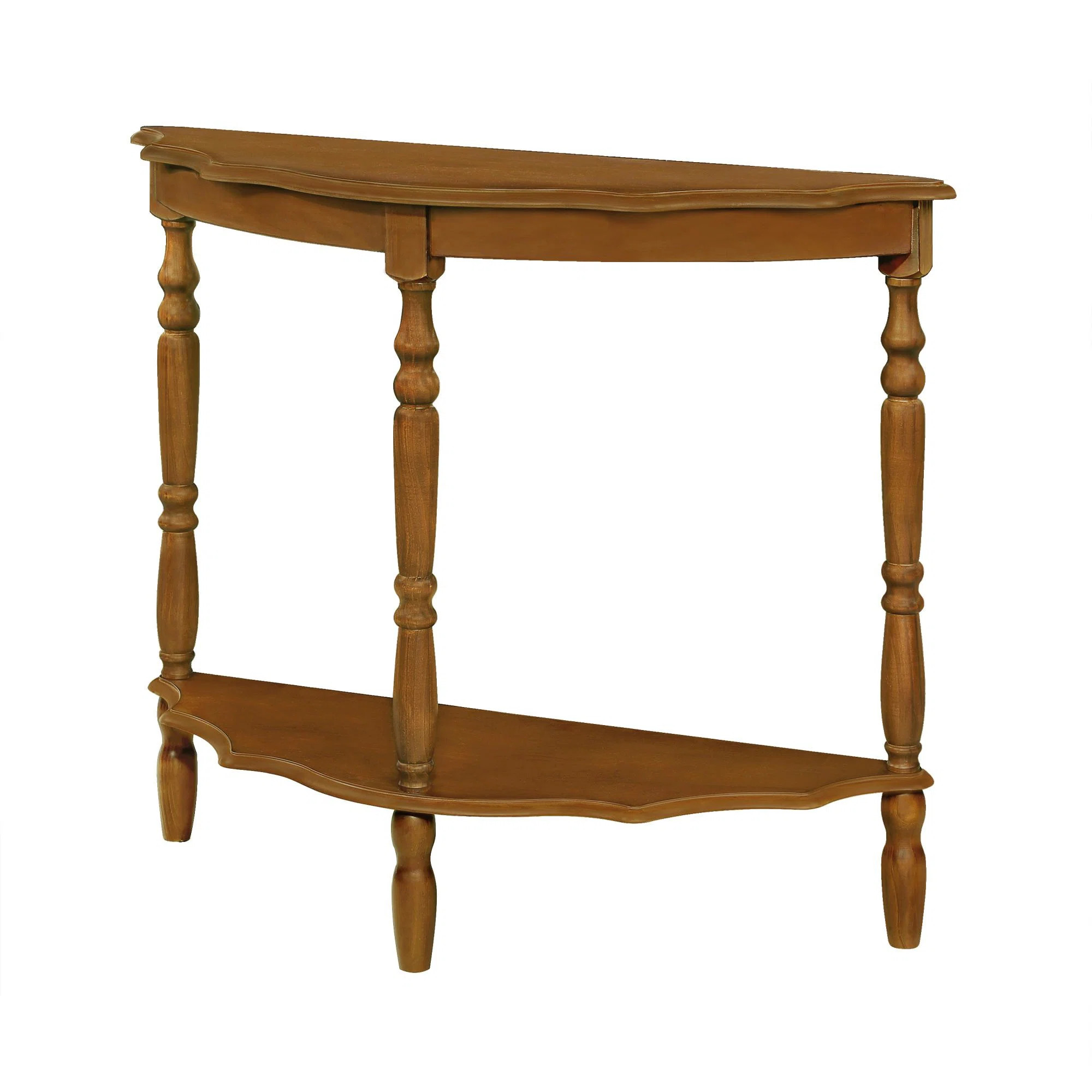 Half-Moon Console Table with Cloud Design Top | Wayfair North America