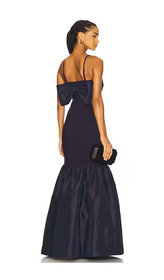 Morgette Gown in Navy | Revolve Clothing (Global)