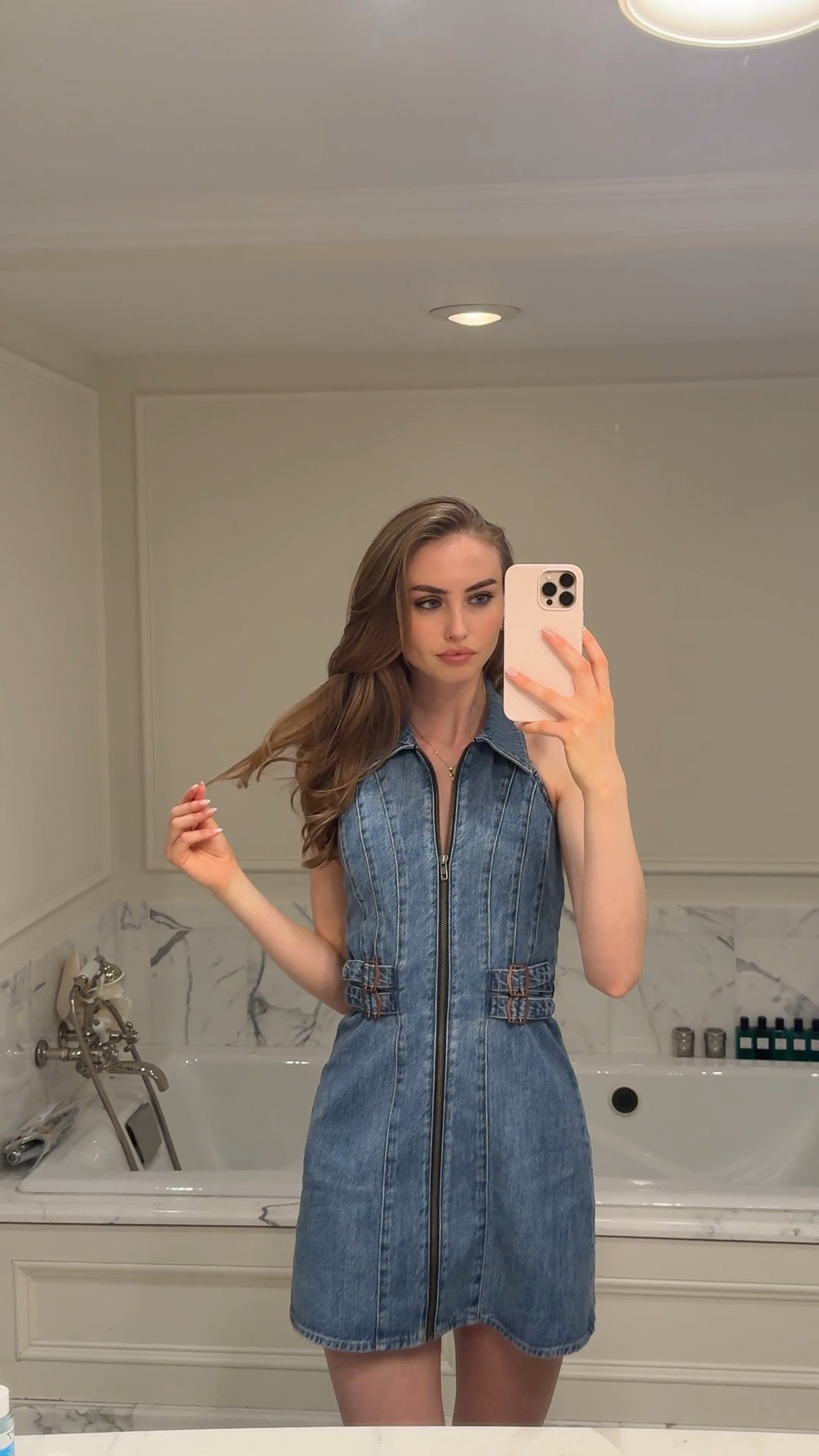 Perfect Jean dress 

#LTKTravel #LTKStyleTip