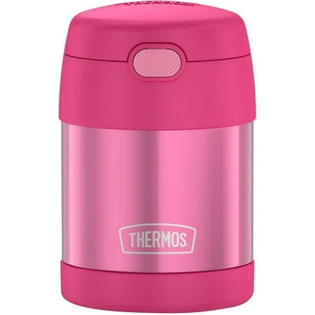 Thermos 10 oz. Kid's Funtainer Insulated Stainless Food Jar - Pink | Walmart (US)