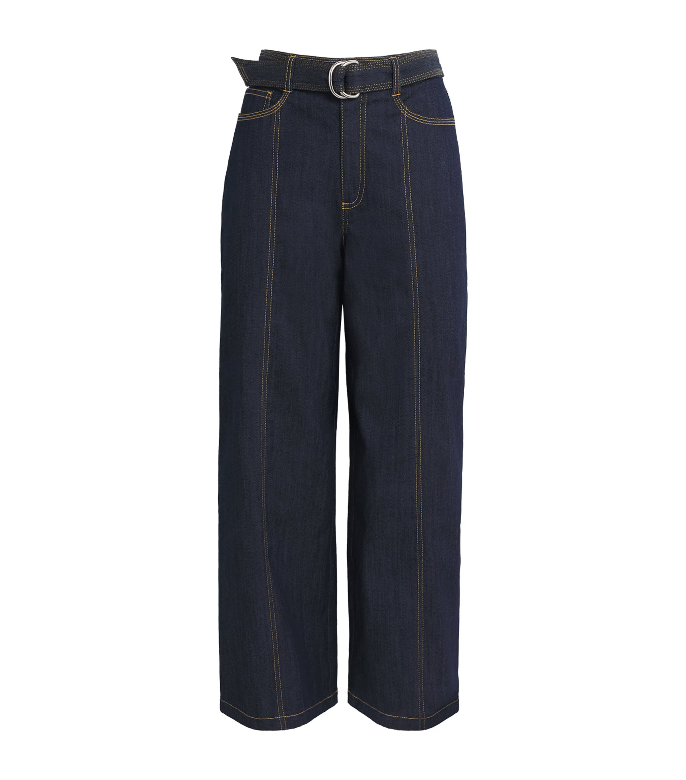 Cinq A Sept Cropped Wide-Leg Jeans | Harrods (US)