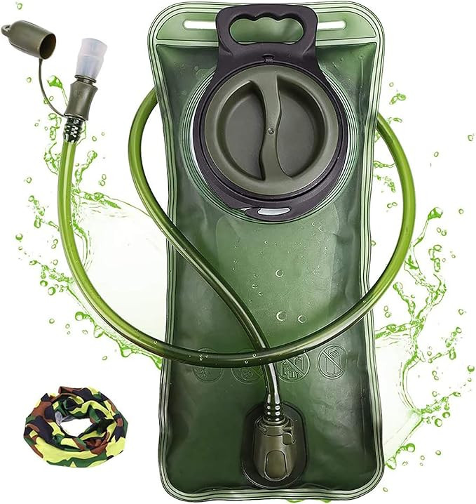 Hydration Bladder, 1.5-2-3L Water Bladder for Hiking Backpack, BPA-Free Leak Proof Water Reservoi... | Amazon (US)