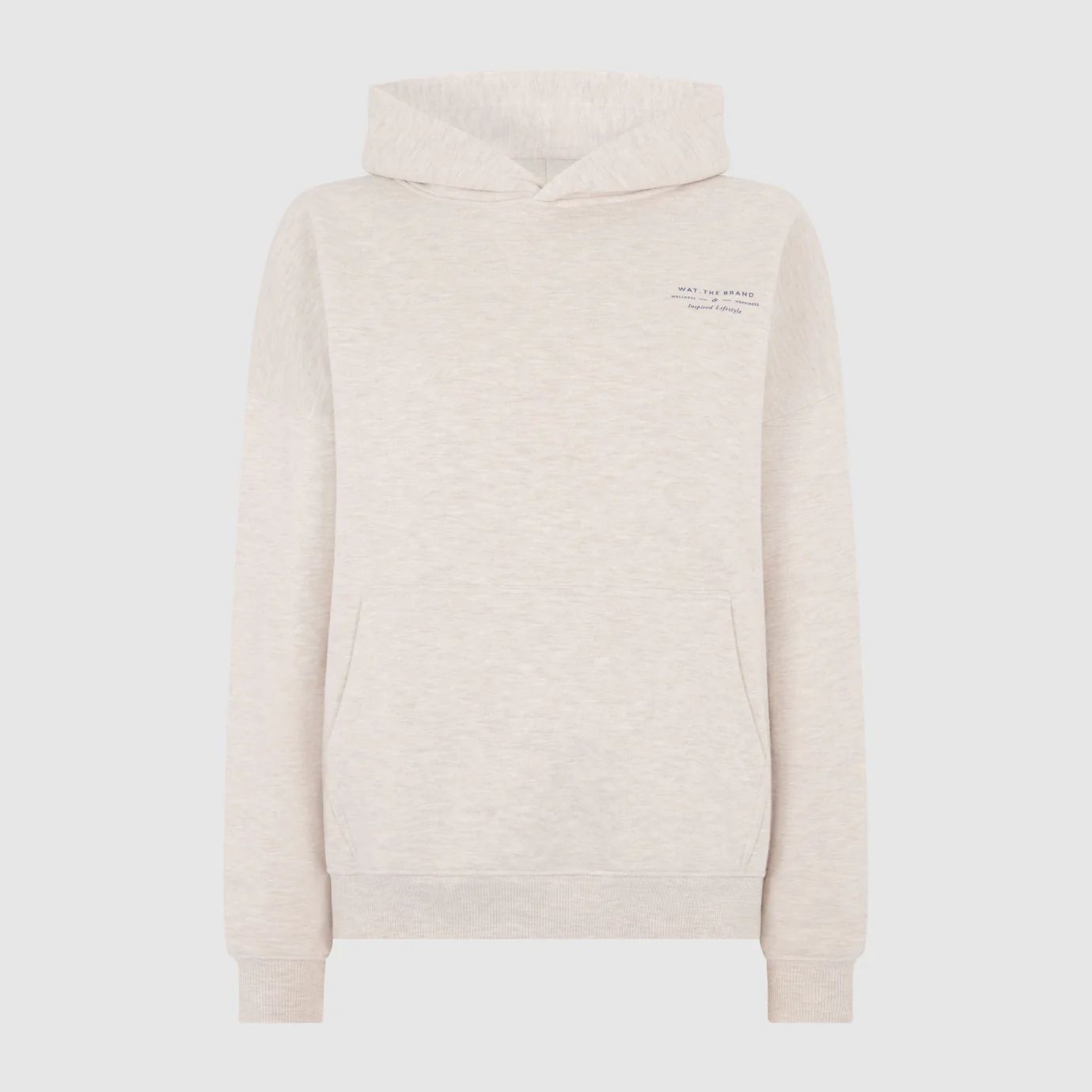 RELAXED HOODIE - OAT MARL | WAT The Brand