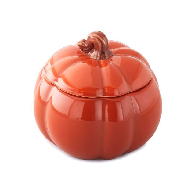 Lakeside Pumpkin Candy Dish - Ceramic Halloween Decor for Treats with Lid | Target