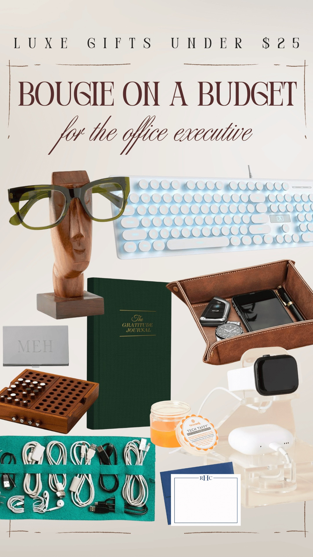 Expensive looking cheap gift ideas under $25 

For coworkers, secret Santa, office 

#LTKGiftGuide #LTKHoliday
