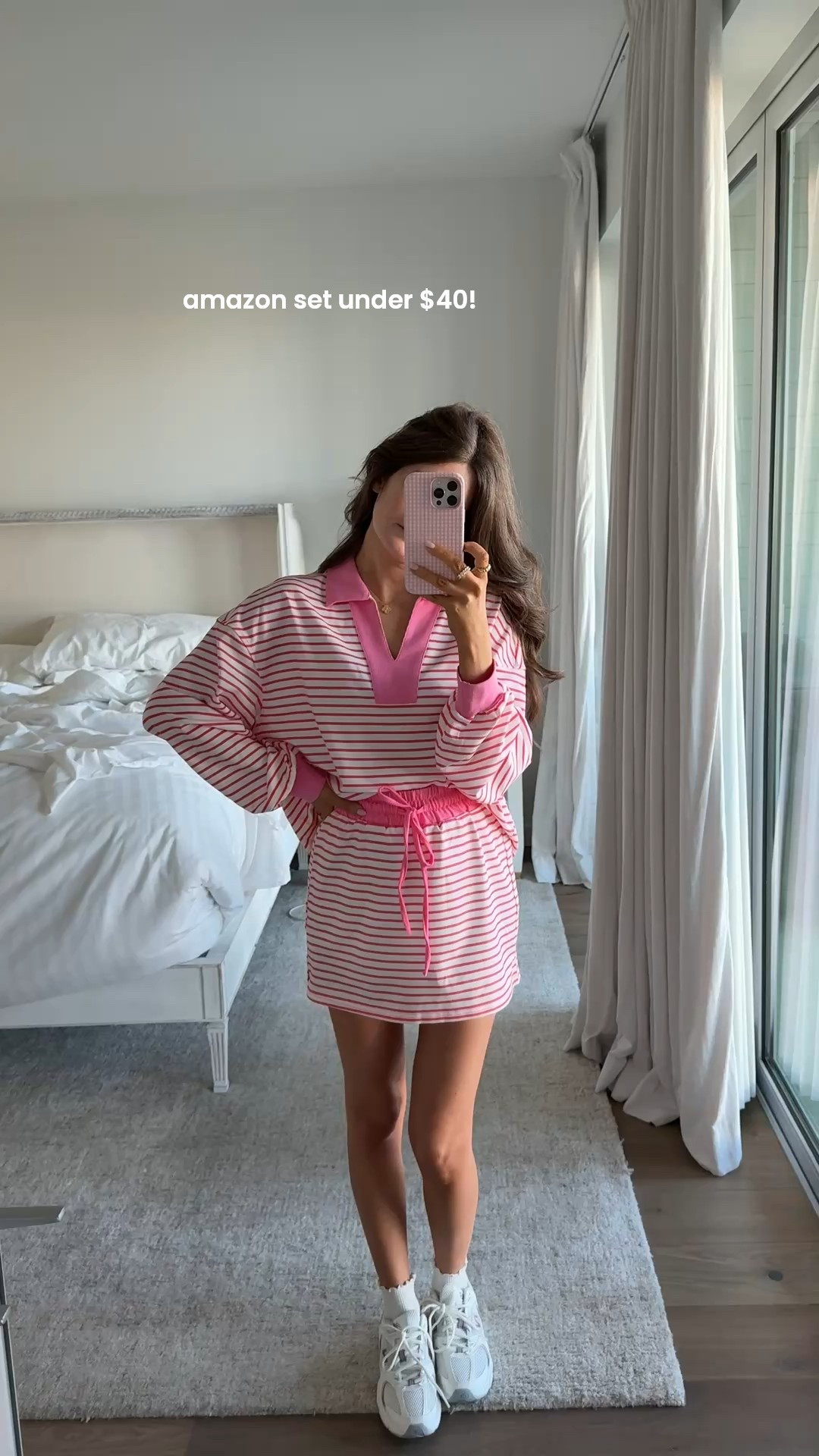I got a size small in this Amazon sweatshirt and skort set - yes, there are SHORTS underneath the skirt!! Whole set less than $40 and comes in a ton of colors 🩷

#amazonmusthave #amazonfind 

#LTKValentine #LTKTravel #LTKActive