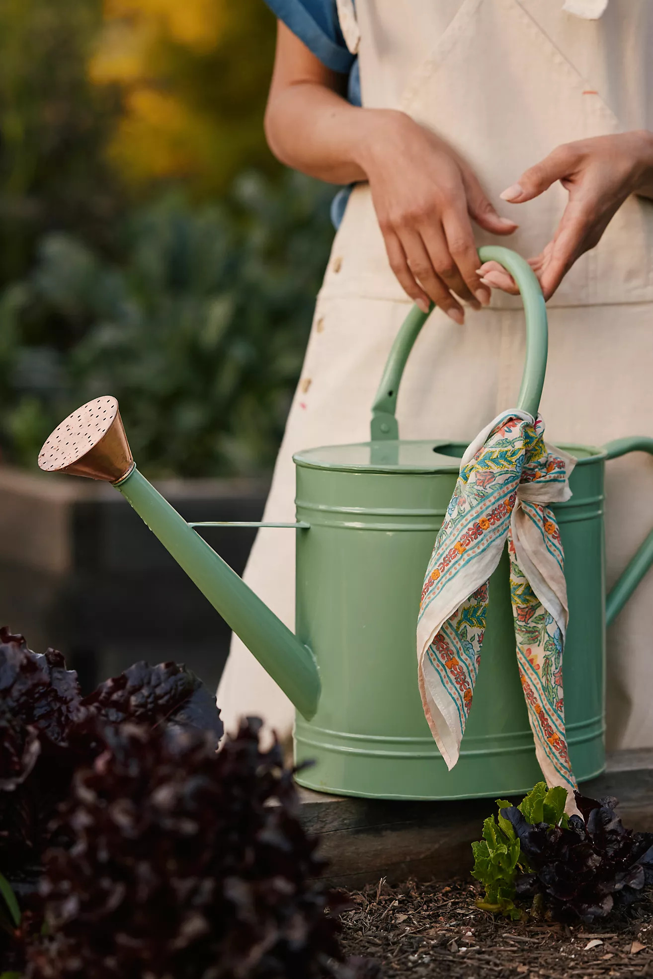 Enameled Iron 2 Gallon Watering Can | Anthropologie (US)