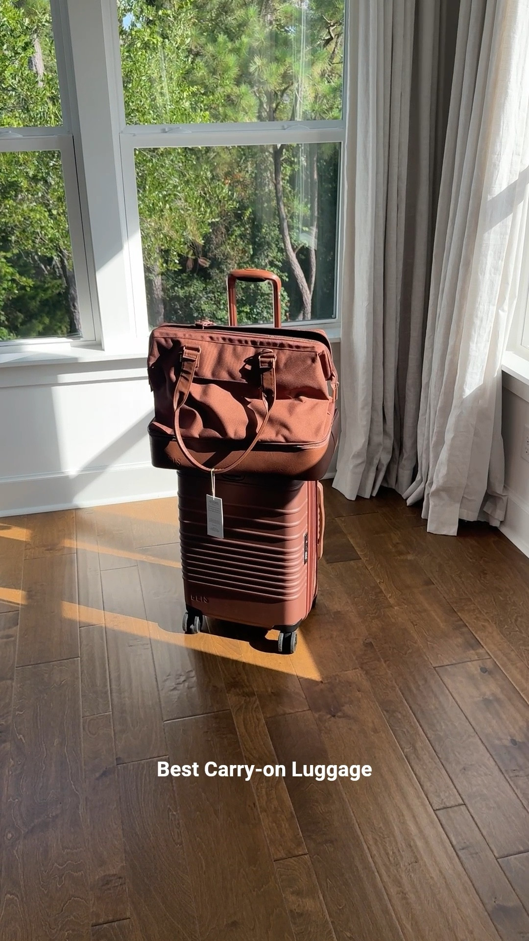 Best carry-on luggage BEIS 🤎 #beis #luggage #travel #bags 

#LTKItBag #LTKTravel
